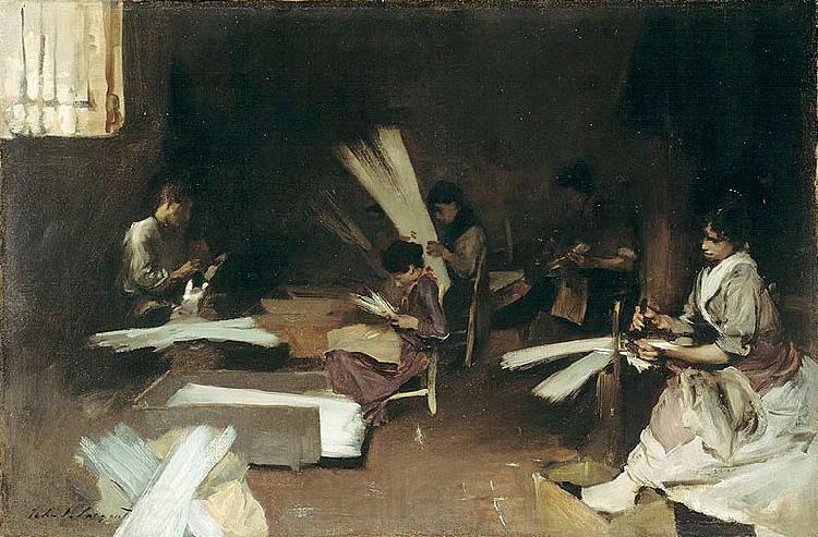 John Singer Sargent Venetian Glass Workers France oil painting art